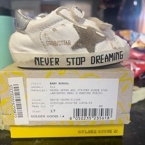 Golden Goose Baby School. Worn/Not Walked In *Authentic*